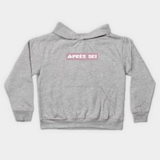 Après ski (pink) Kids Hoodie